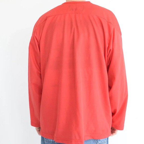 Vintage 98'-99' Bauer Red Team Canada Red Hockey Jersey Size Large - Picture 2 of 11